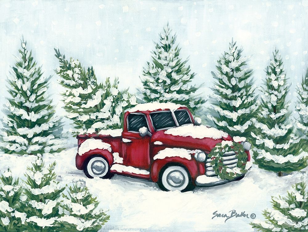 Tree Farm Tradition I art print by Sara Baker for $57.95 CAD