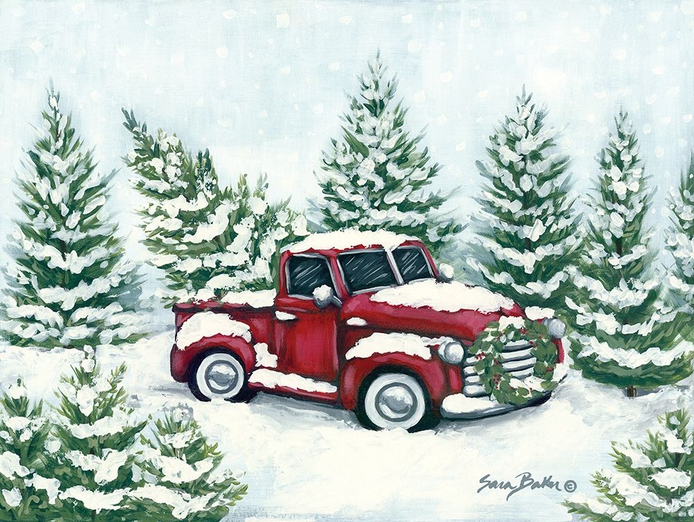 Tree Farm Tradition art print by Sara Baker for $57.95 CAD