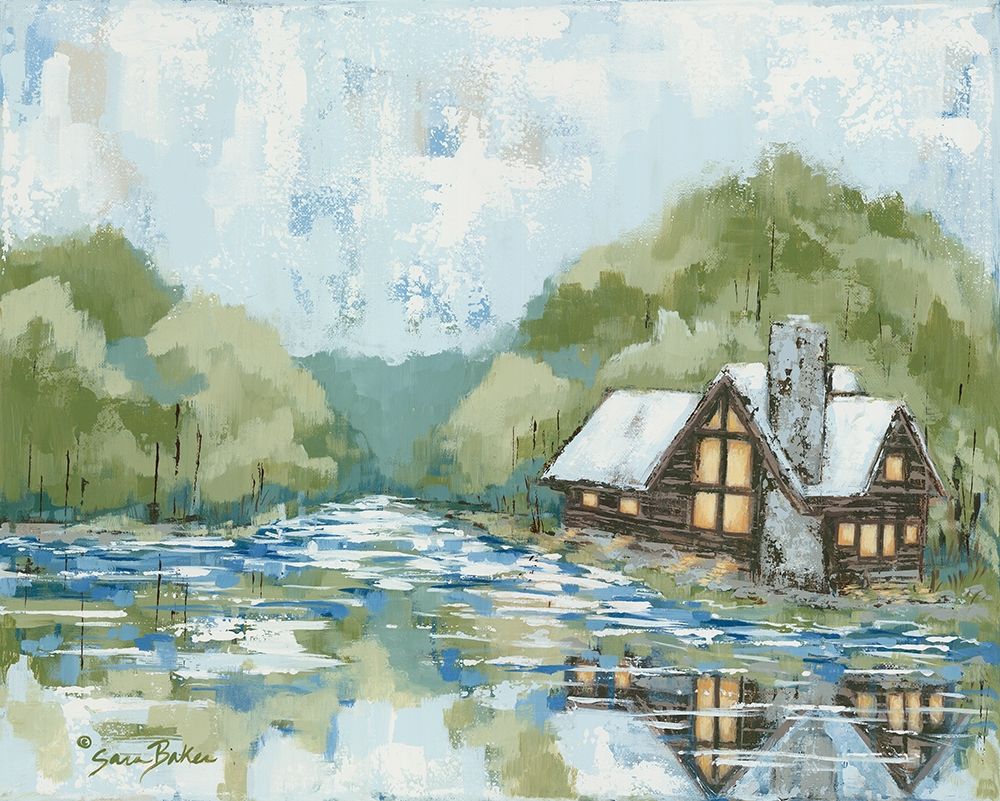 Adventure Lake art print by Sara Baker for $57.95 CAD