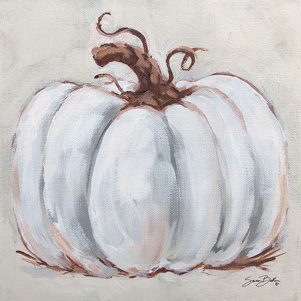 Pumpkin Close-Up I art print by Sara Baker for $57.95 CAD
