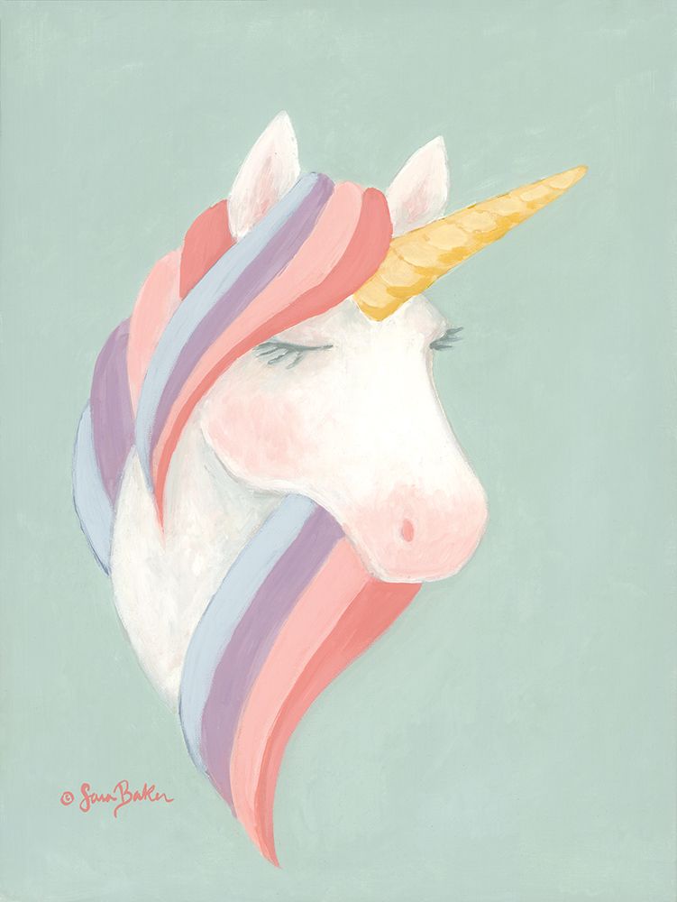 Unicorn art print by Sara Baker for $57.95 CAD