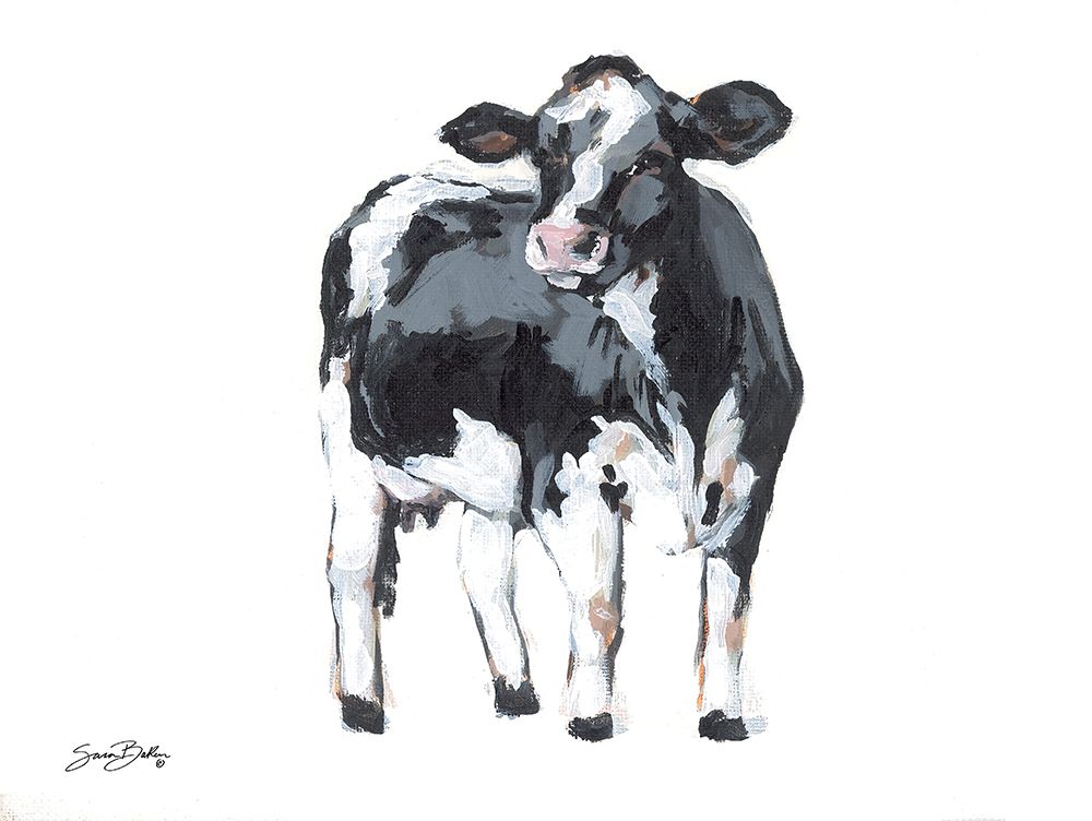 Dairy Cow 2 art print by Sara Baker for $57.95 CAD