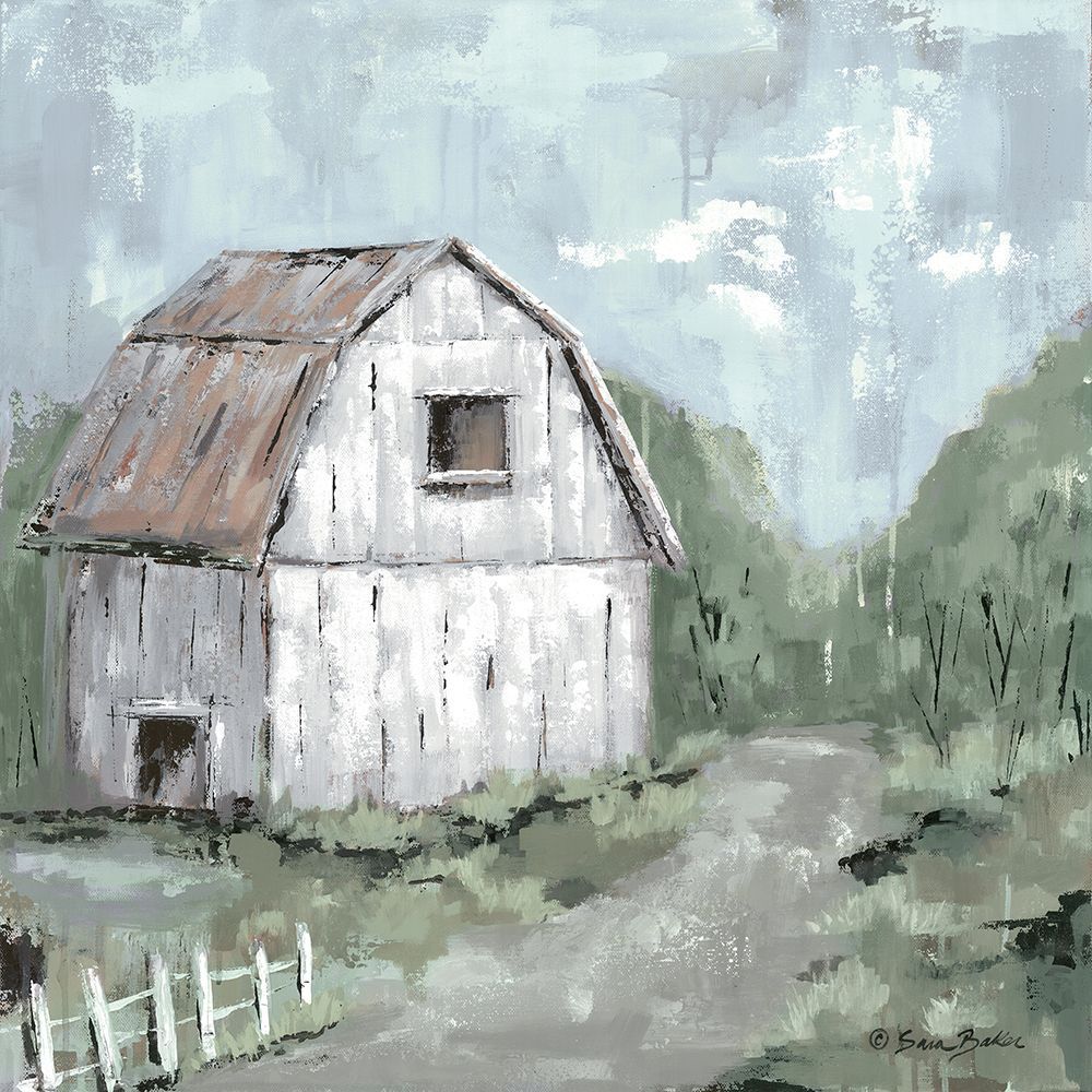 Summer Barn art print by Sara Baker for $57.95 CAD