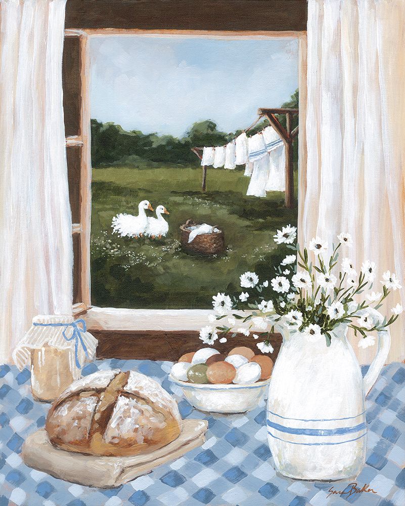 Country Kitchen View art print by Sara Baker for $57.95 CAD