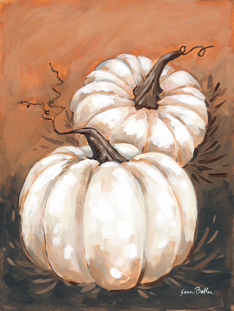 Harvest Pumpkins art print by Sara Baker for $57.95 CAD