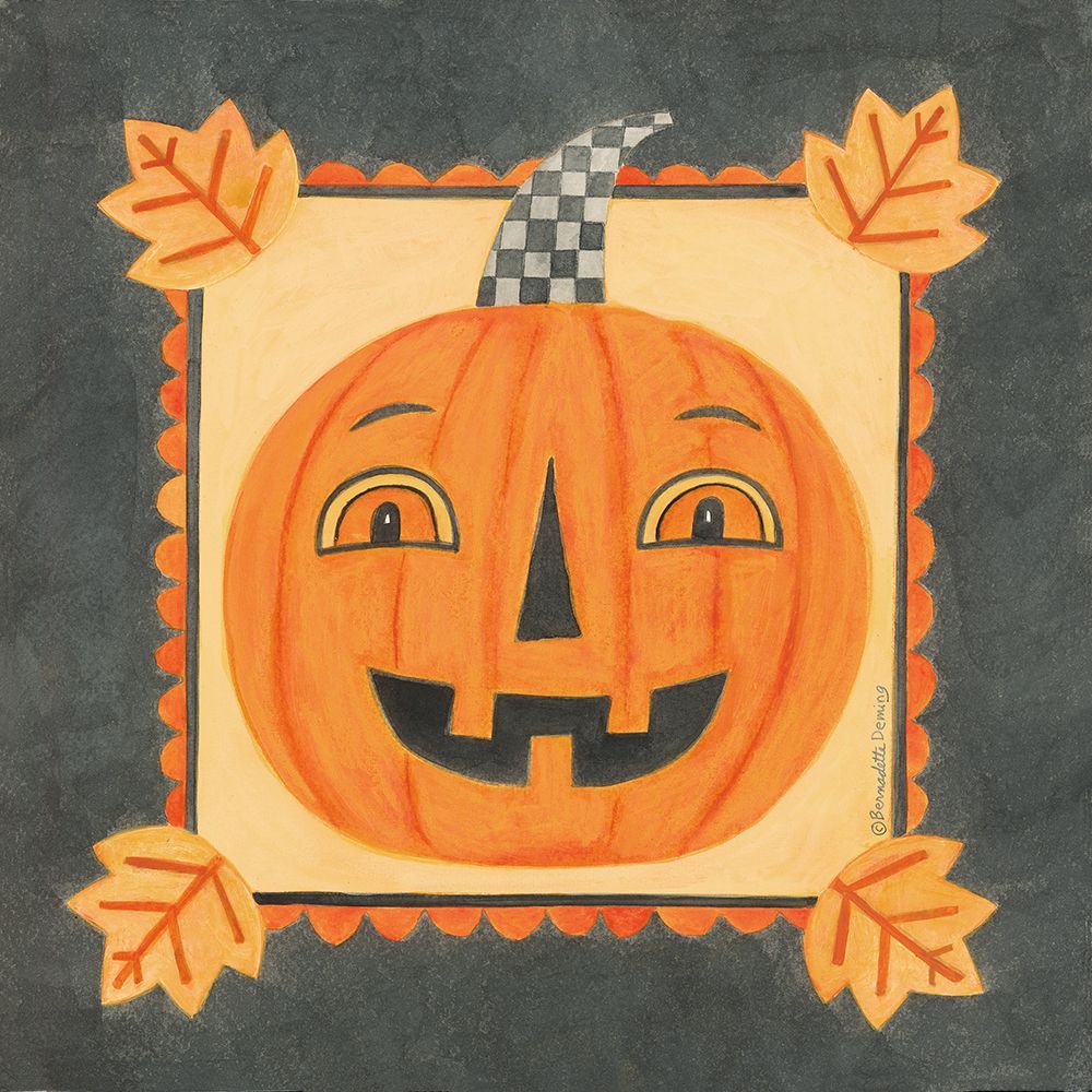 Fancy Jack Olantern art print by Bernadette Deming for $57.95 CAD