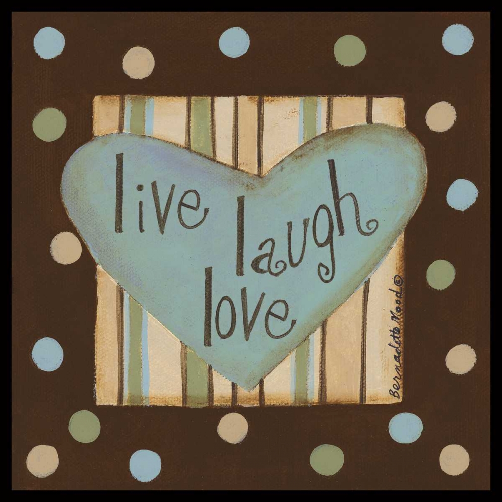 Laugh Heart art print by Bernadette Deming for $57.95 CAD