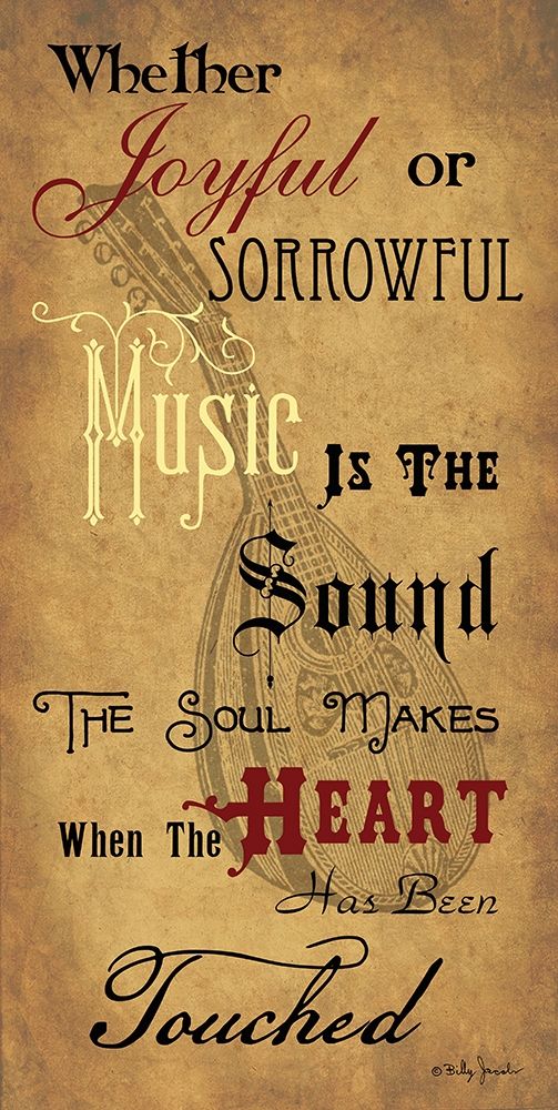 Sound of the Soul art print by Billy Jacobs for $57.95 CAD