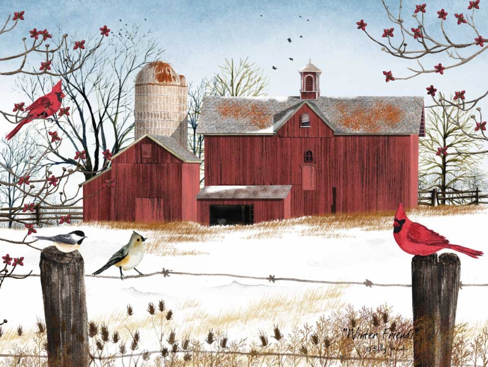 Winter Friends art print by Billy Jacobs for $57.95 CAD