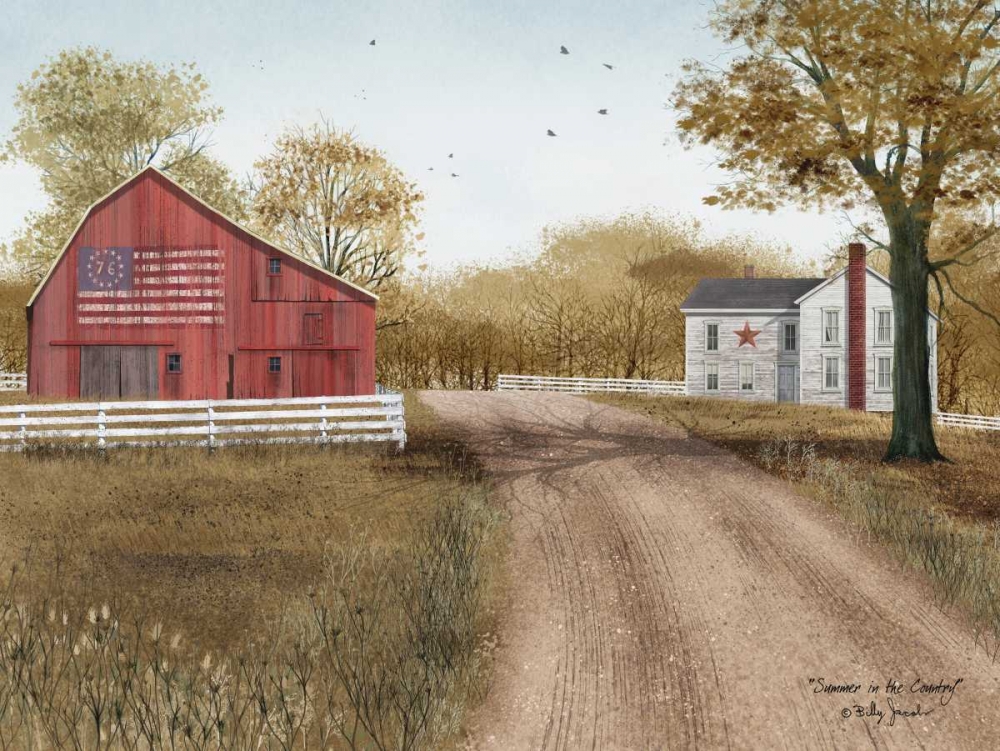 Summer in the Country art print by Billy Jacobs for $57.95 CAD