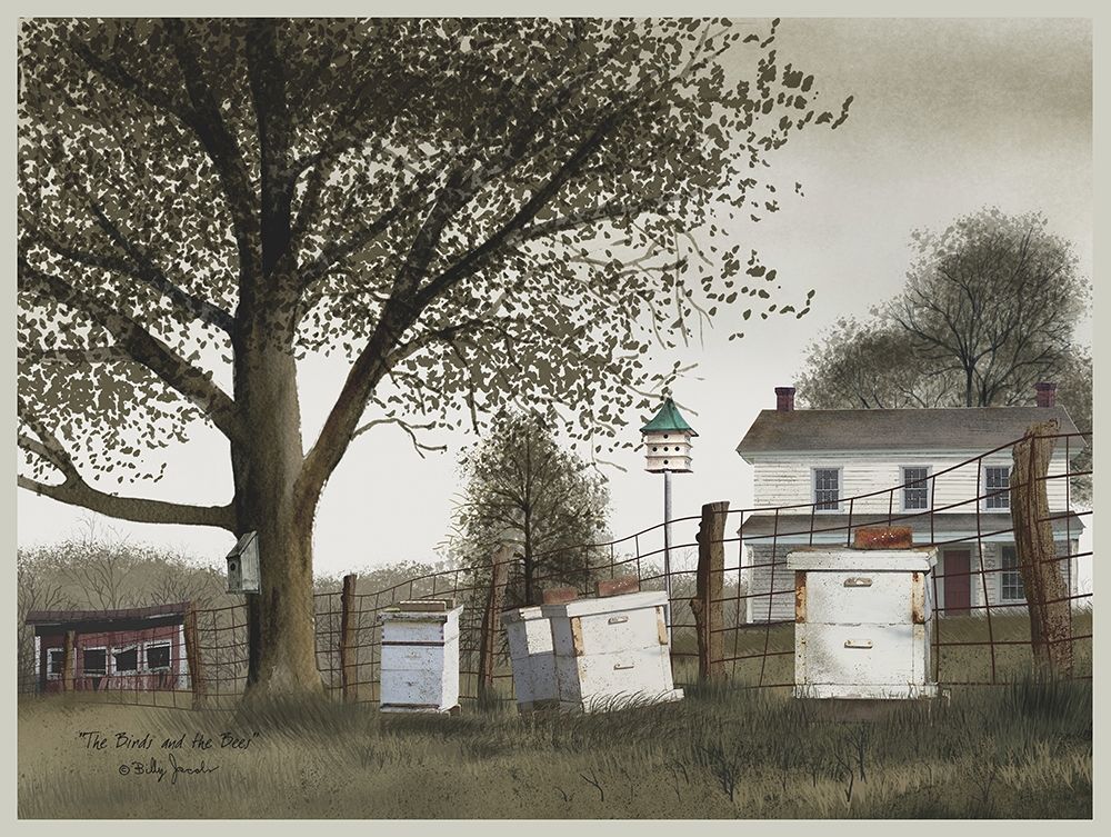 Birds and Bees art print by Billy Jacobs for $57.95 CAD