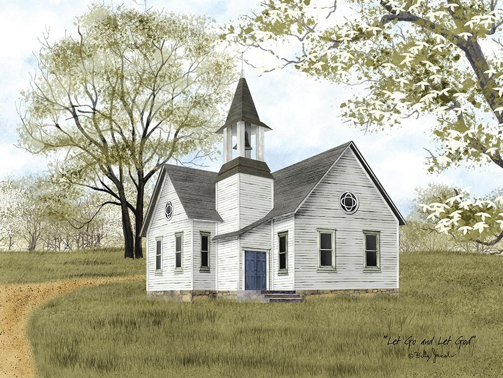 Let Go and Let God art print by Billy Jacobs for $57.95 CAD