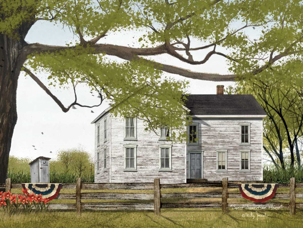 Sweet Summertime House art print by Billy Jacobs for $57.95 CAD