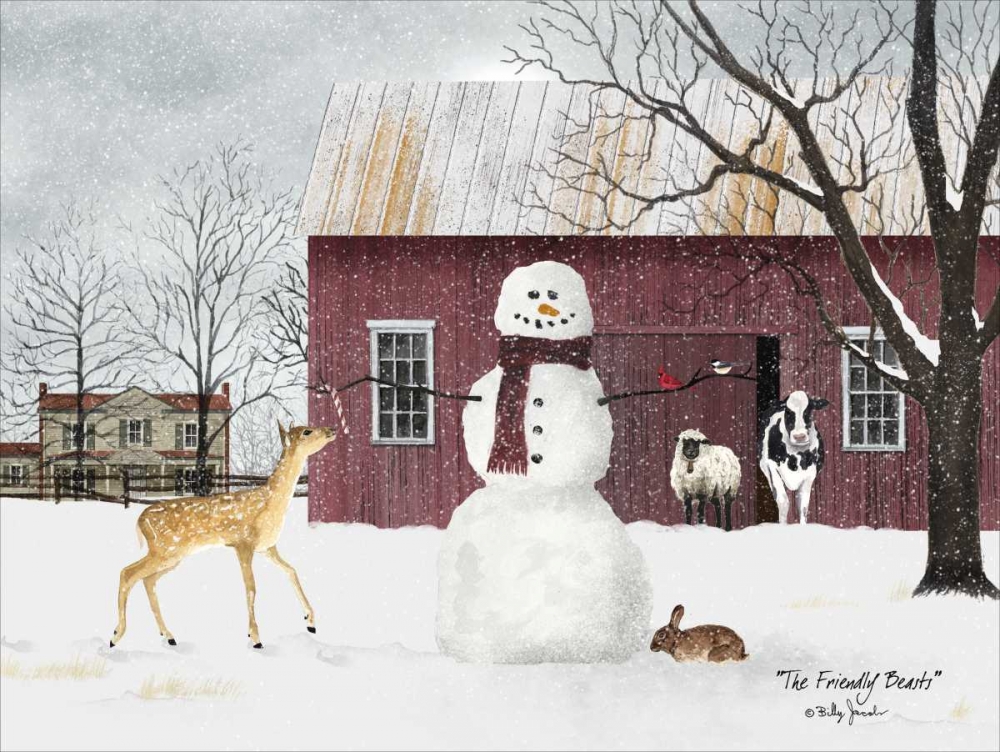 The Friendly Beasts art print by Billy Jacobs for $57.95 CAD