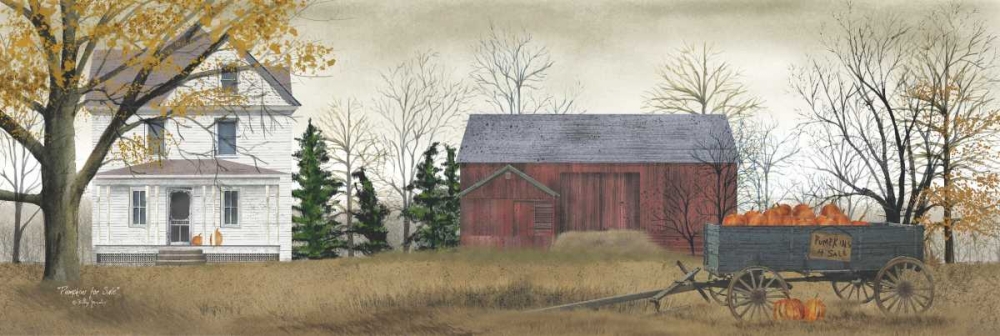 Pumpkins for Sale art print by Billy Jacobs for $57.95 CAD