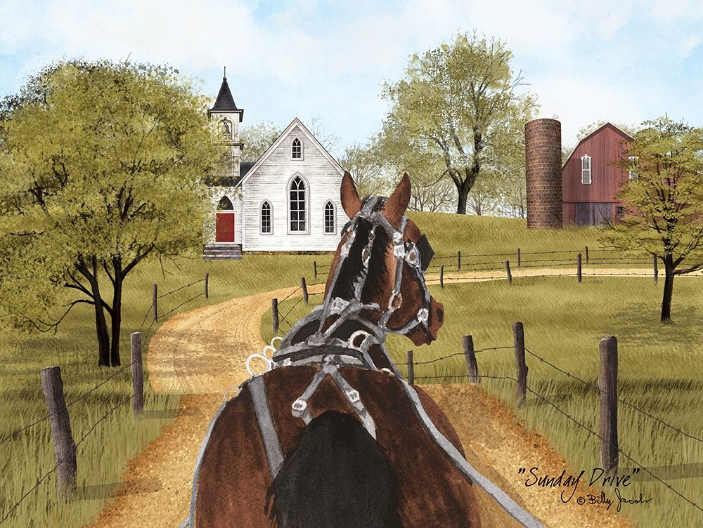 Sunday Drive art print by Billy Jacobs for $57.95 CAD