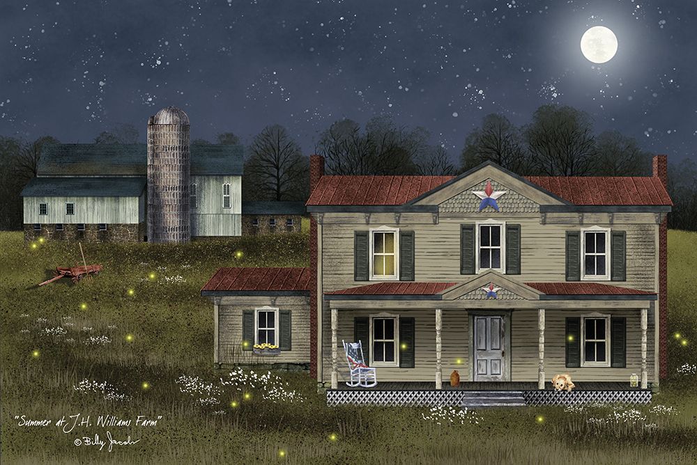 Summer at J.H. Williams Farm art print by Billy Jacobs for $57.95 CAD