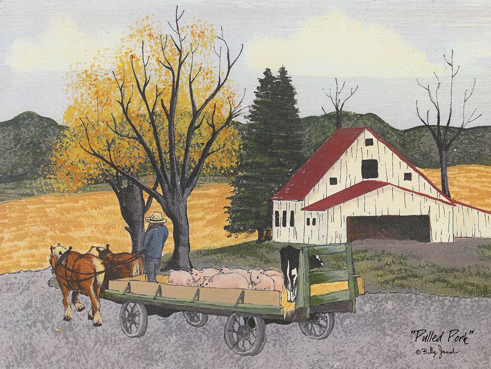 Pulled Pork art print by Billy Jacobs for $57.95 CAD