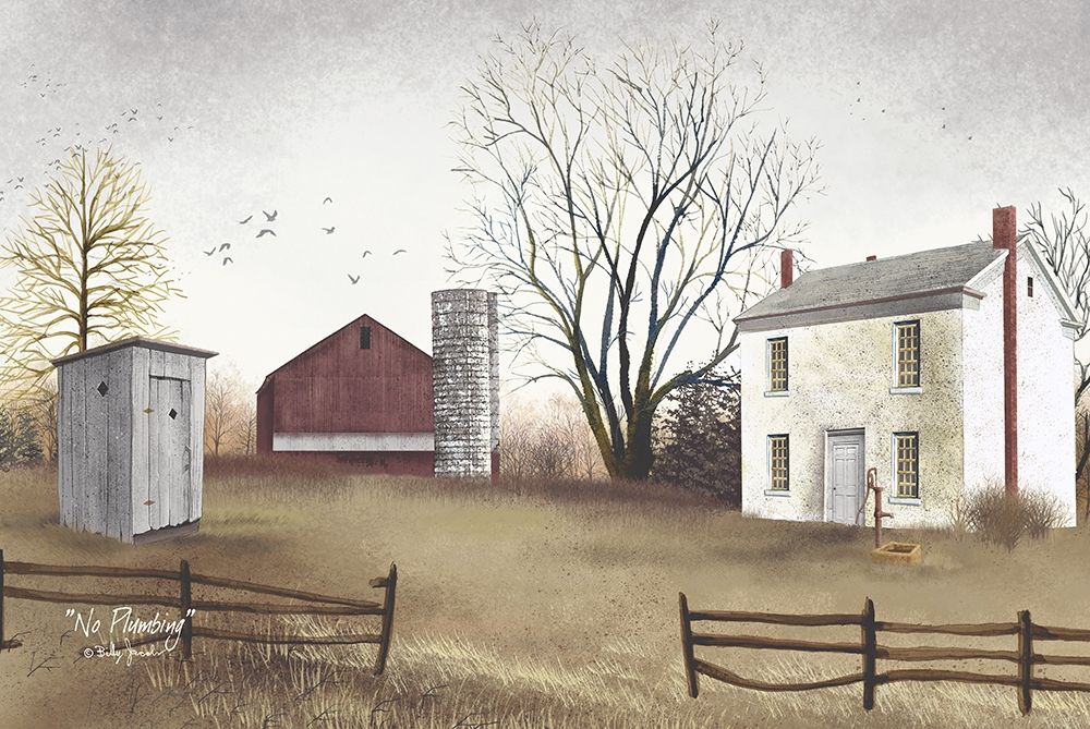 No Plumbing art print by Billy Jacobs for $57.95 CAD