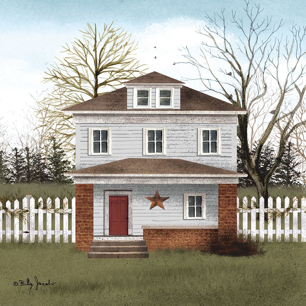 White Picket Fence II art print by Billy Jacobs for $57.95 CAD