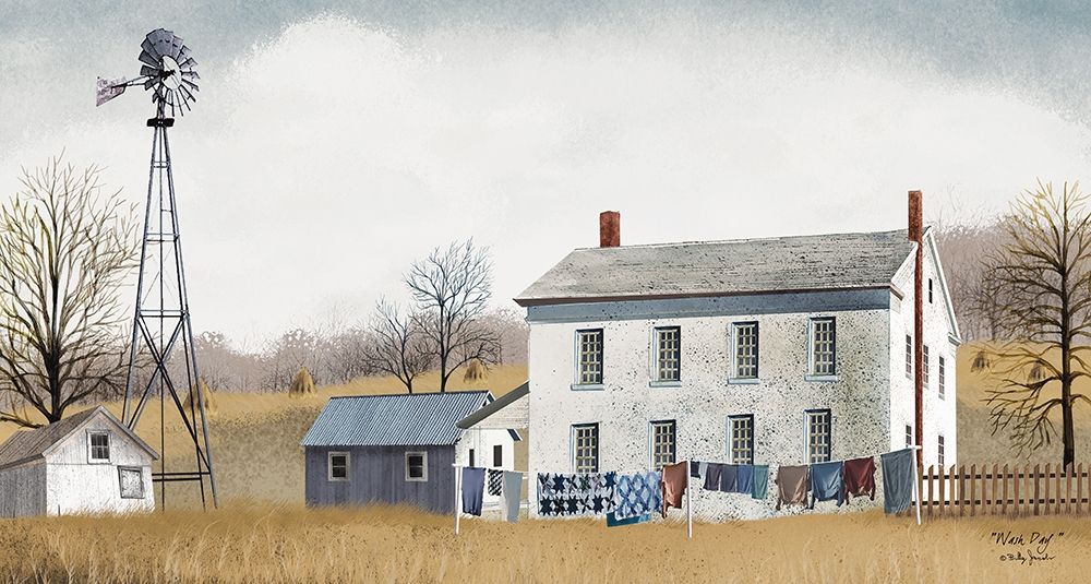 Wash Day art print by Billy Jacobs for $57.95 CAD