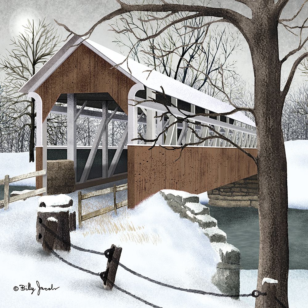 Crisp Winter Evening II art print by Billy Jacobs for $57.95 CAD