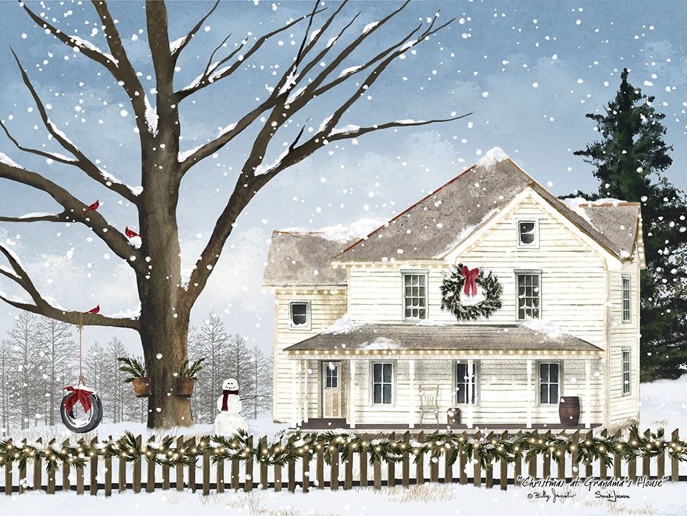 Christmas at Grandmas art print by Billy Jacobs for $57.95 CAD