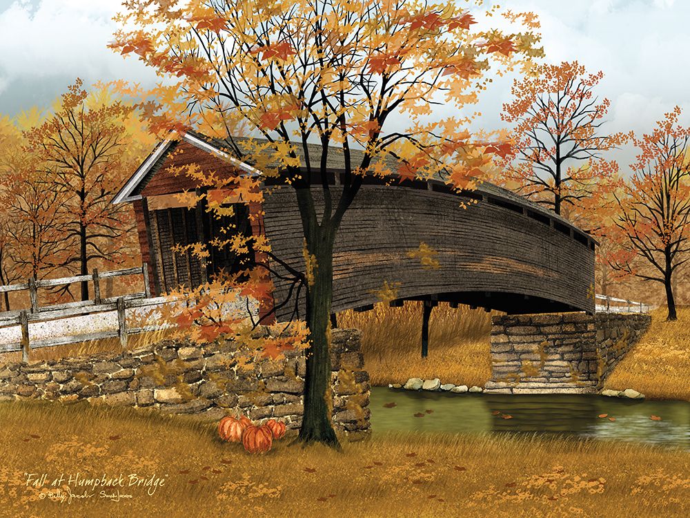 Fall at Humpback Bridge art print by Billy Jacobs for $57.95 CAD