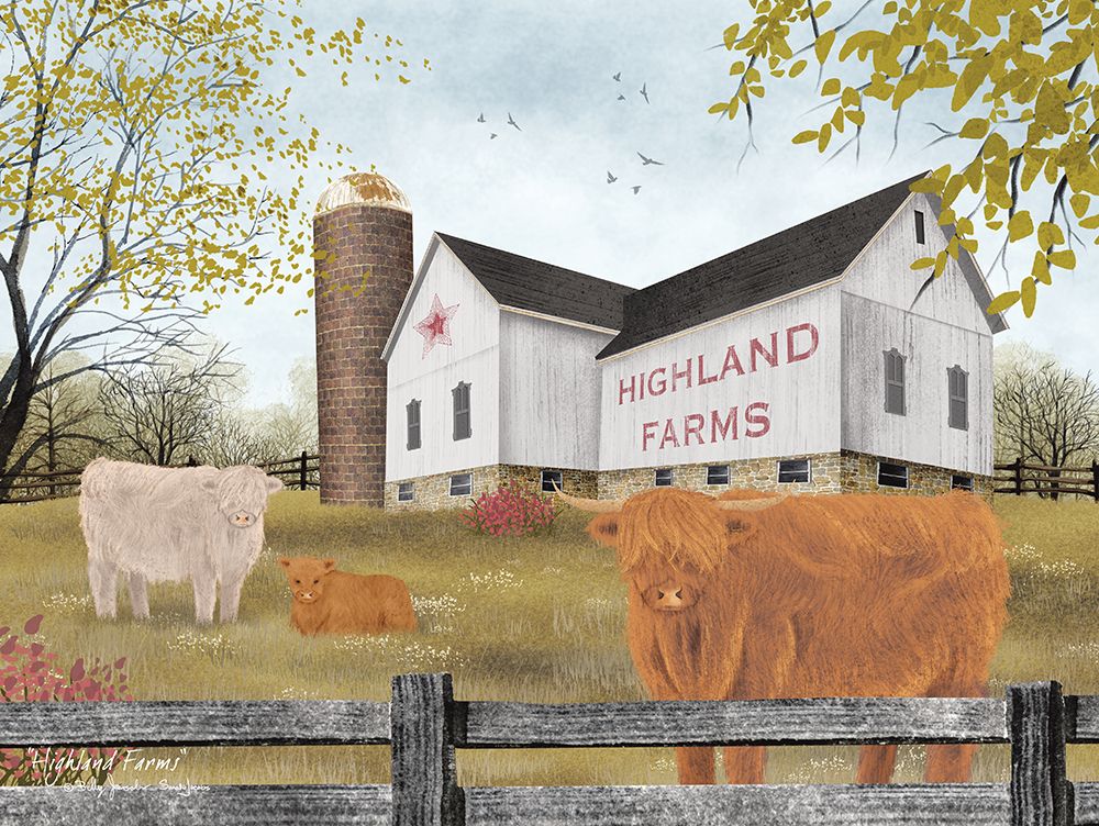 Highland Farms art print by Billy Jacobs for $57.95 CAD