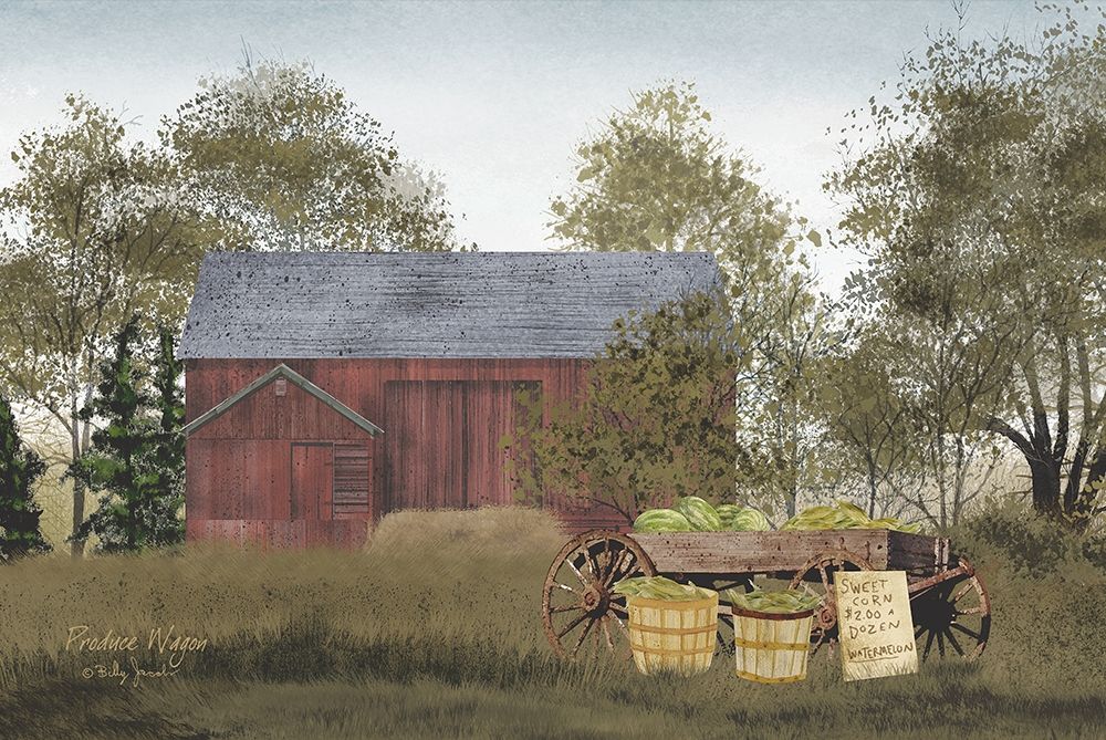 Produce Wagon art print by Billy Jacobs for $57.95 CAD