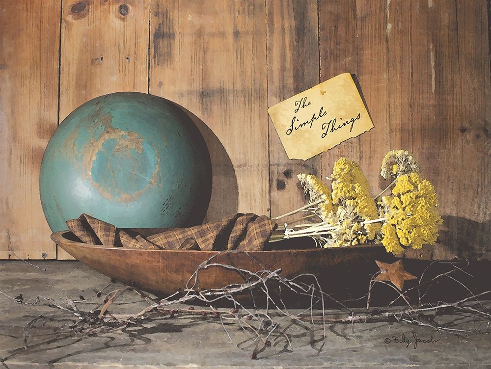 The Simple Things art print by Billy Jacobs for $57.95 CAD