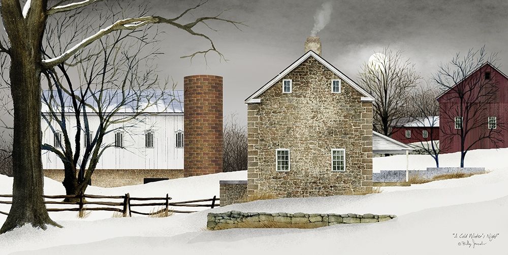 A Cold Winters Night art print by Billy Jacobs for $57.95 CAD