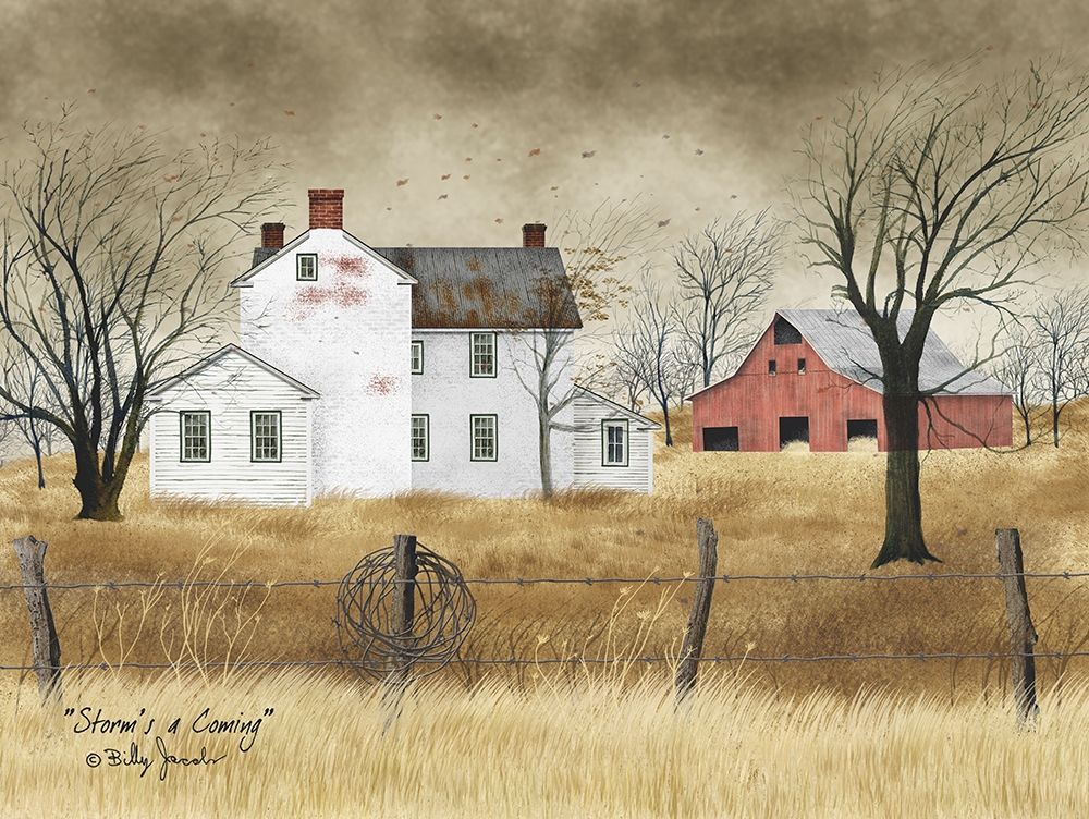 Storms a Comin art print by Billy Jacobs for $57.95 CAD