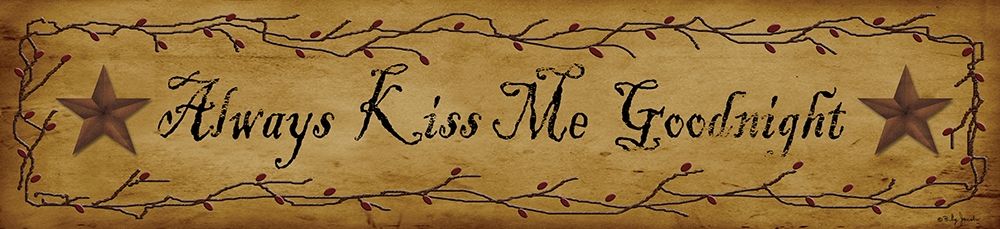 Always Kiss art print by Billy Jacobs for $57.95 CAD