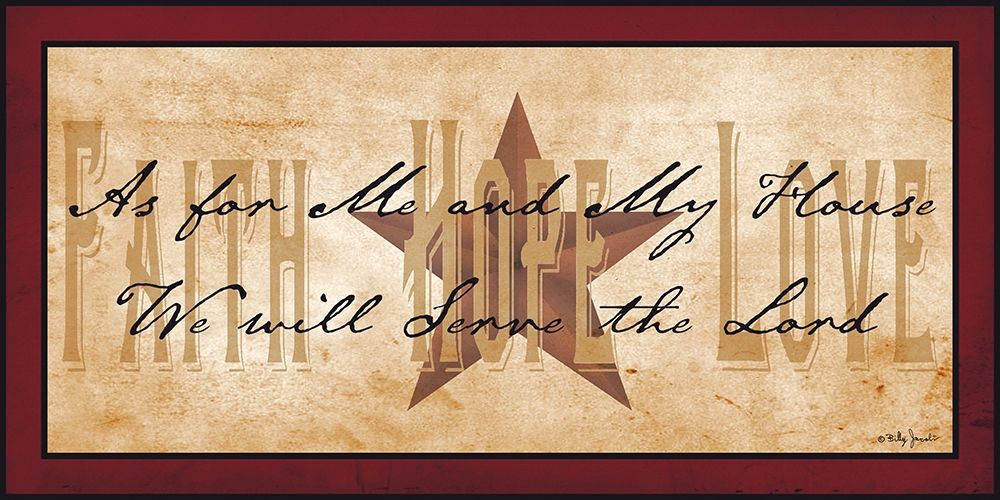 Faith Hope Love art print by Billy Jacobs for $57.95 CAD