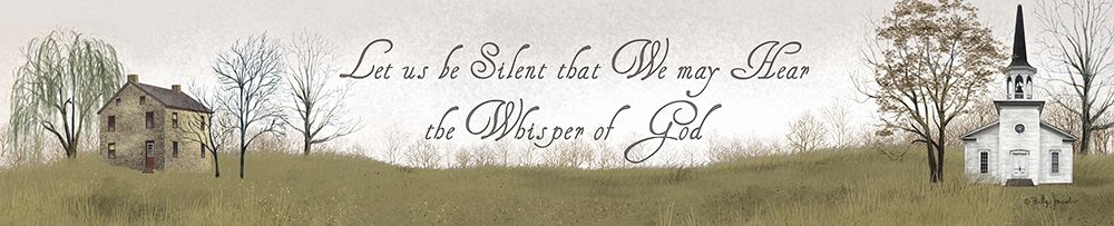Let Us Be Silent art print by Billy Jacobs for $57.95 CAD