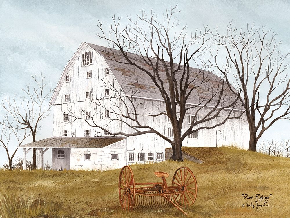 Done Raking art print by Billy Jacobs for $57.95 CAD
