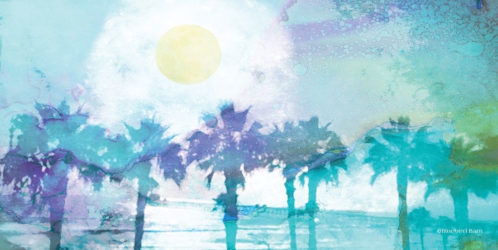 Blue Moon Palm Beach art print by Bluebird Barn for $57.95 CAD