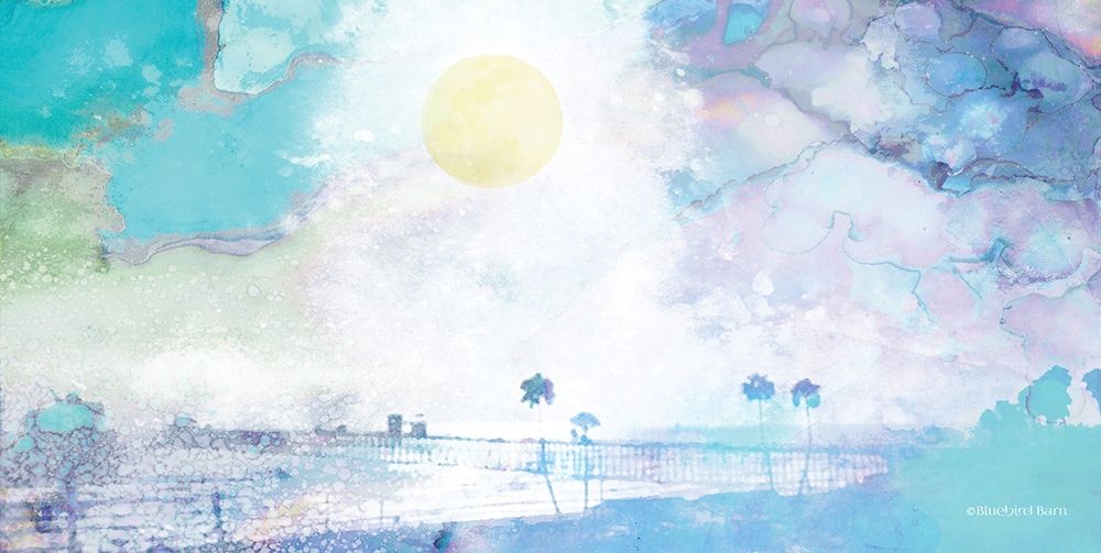 Palm Beach in Blue art print by Bluebird Barn for $57.95 CAD