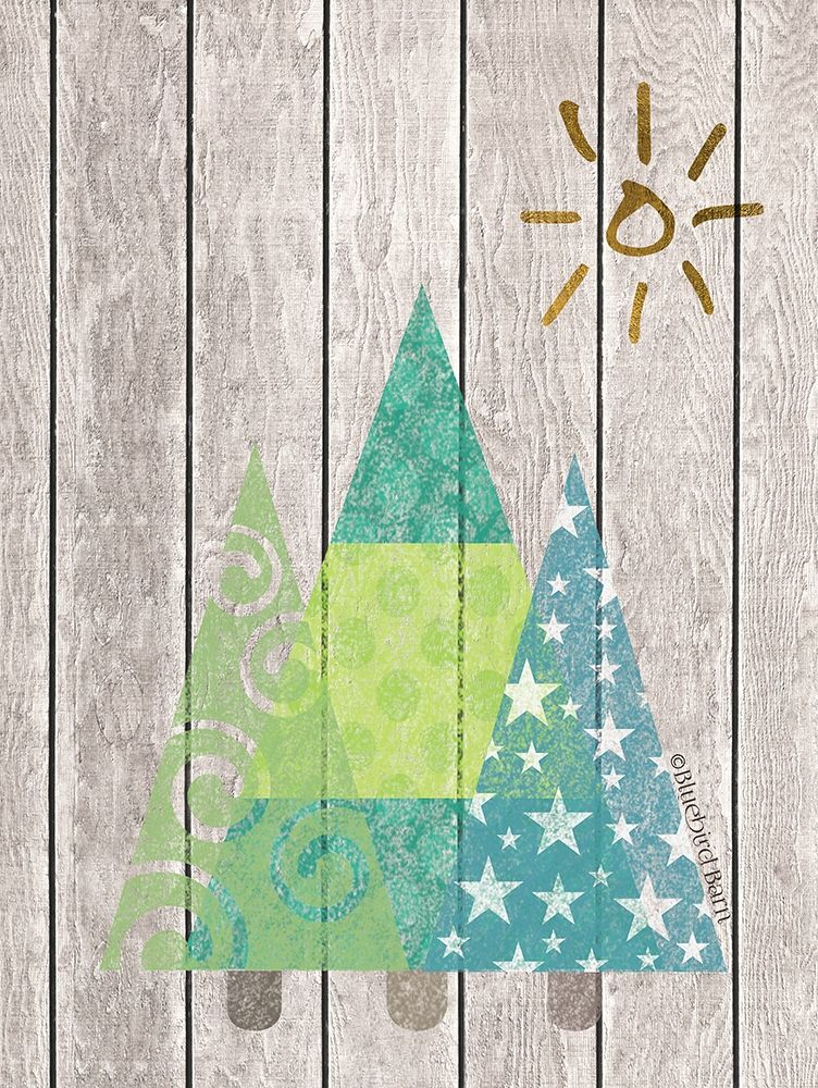 Whimsical Trees Under the Sun art print by Bluebird Barn for $57.95 CAD