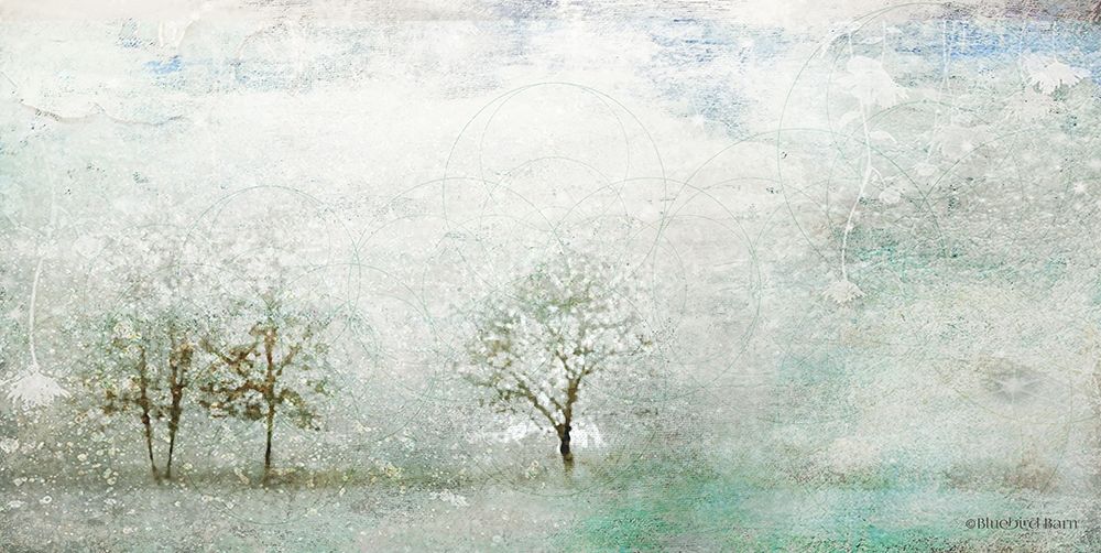 Light Winter Landscape art print by Bluebird Barn for $57.95 CAD