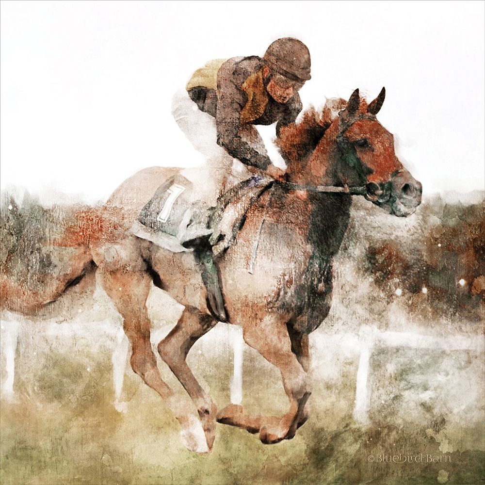 Number One Rider art print by Bluebird Barn for $57.95 CAD