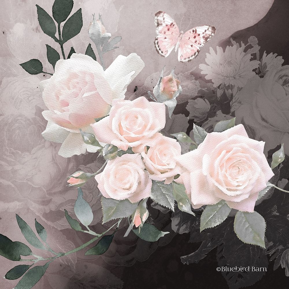 Noir Roses I art print by Bluebird Barn for $57.95 CAD