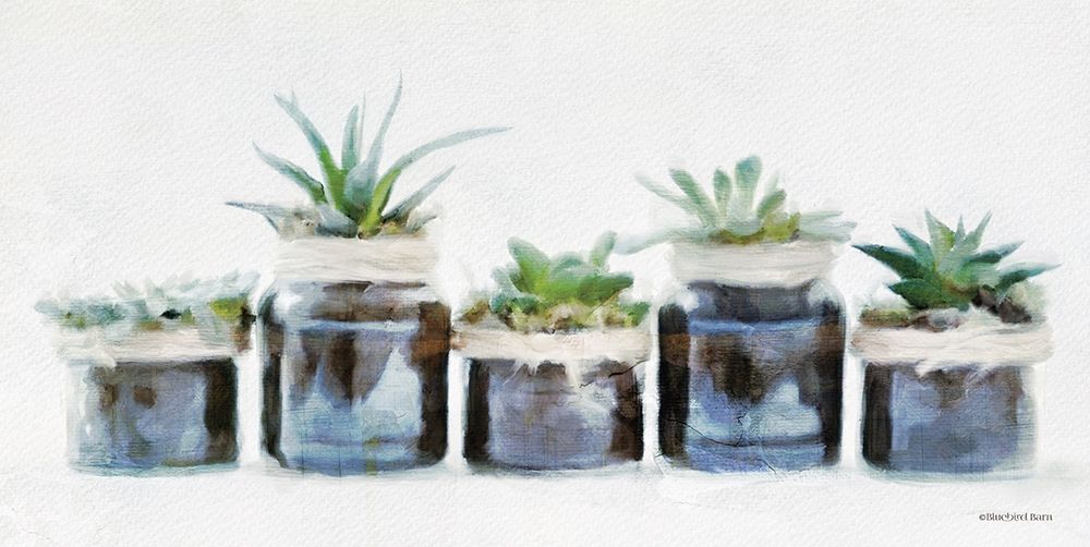Rustic Plants in a Row art print by Bluebird Barn for $57.95 CAD