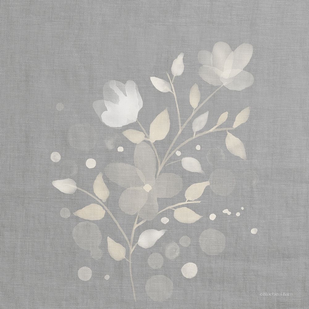 Flower Bunch on Linen I art print by Bluebird Barn for $57.95 CAD