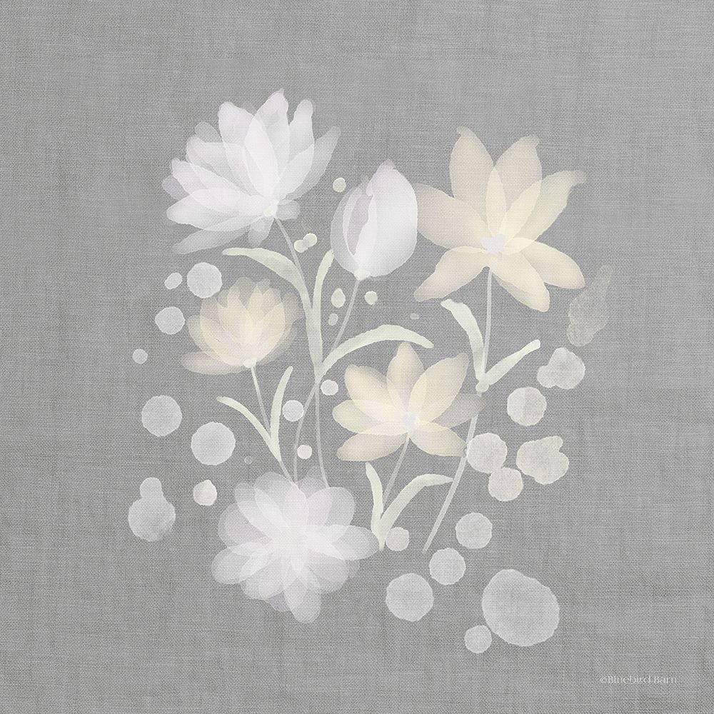 Flower Bunch on Linen II art print by Bluebird Barn for $57.95 CAD
