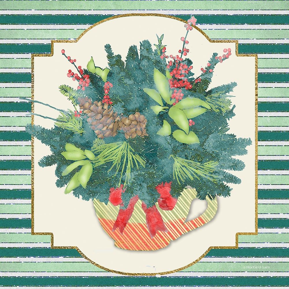 Evergreen Centerpiece II art print by Bluebird Barn for $57.95 CAD