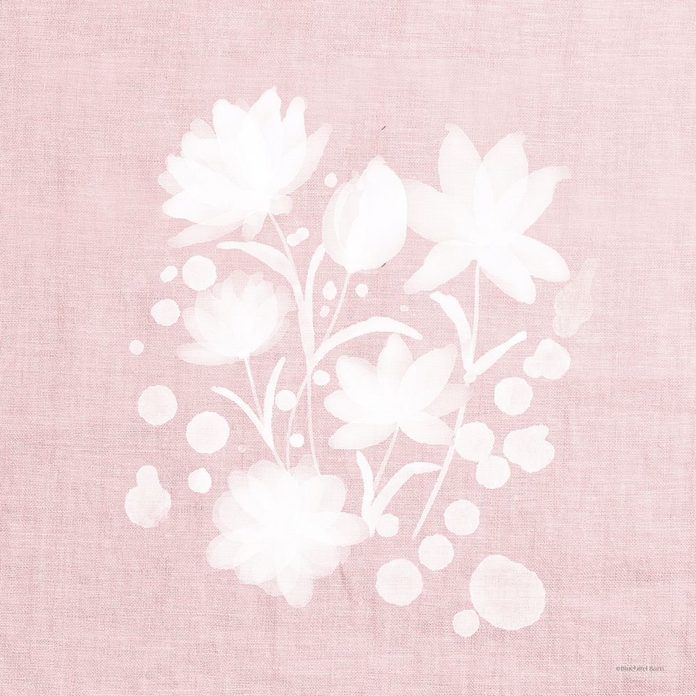 Pink Flower Bunch I art print by Bluebird Barn for $57.95 CAD