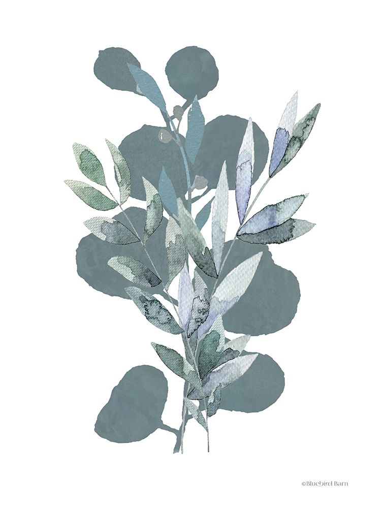 Watercolor Greenery Series art print by Bluebird Barn for $57.95 CAD