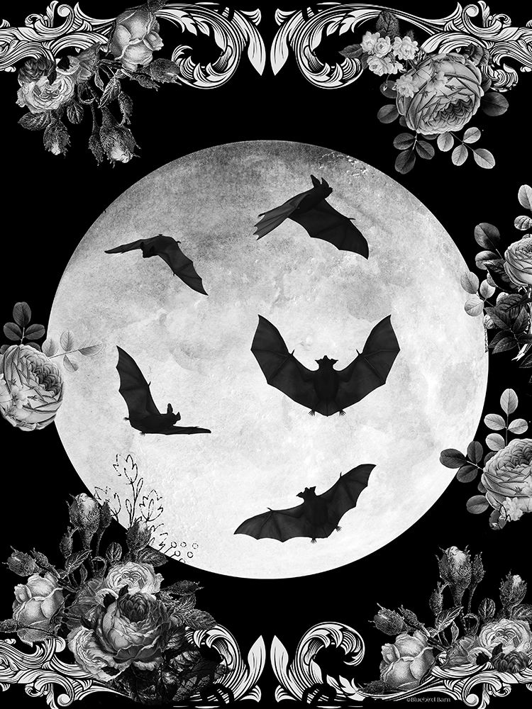 Halloween Bats art print by Bluebird Barn for $57.95 CAD